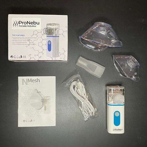 ProNebu handheld nebulizer: inside the box